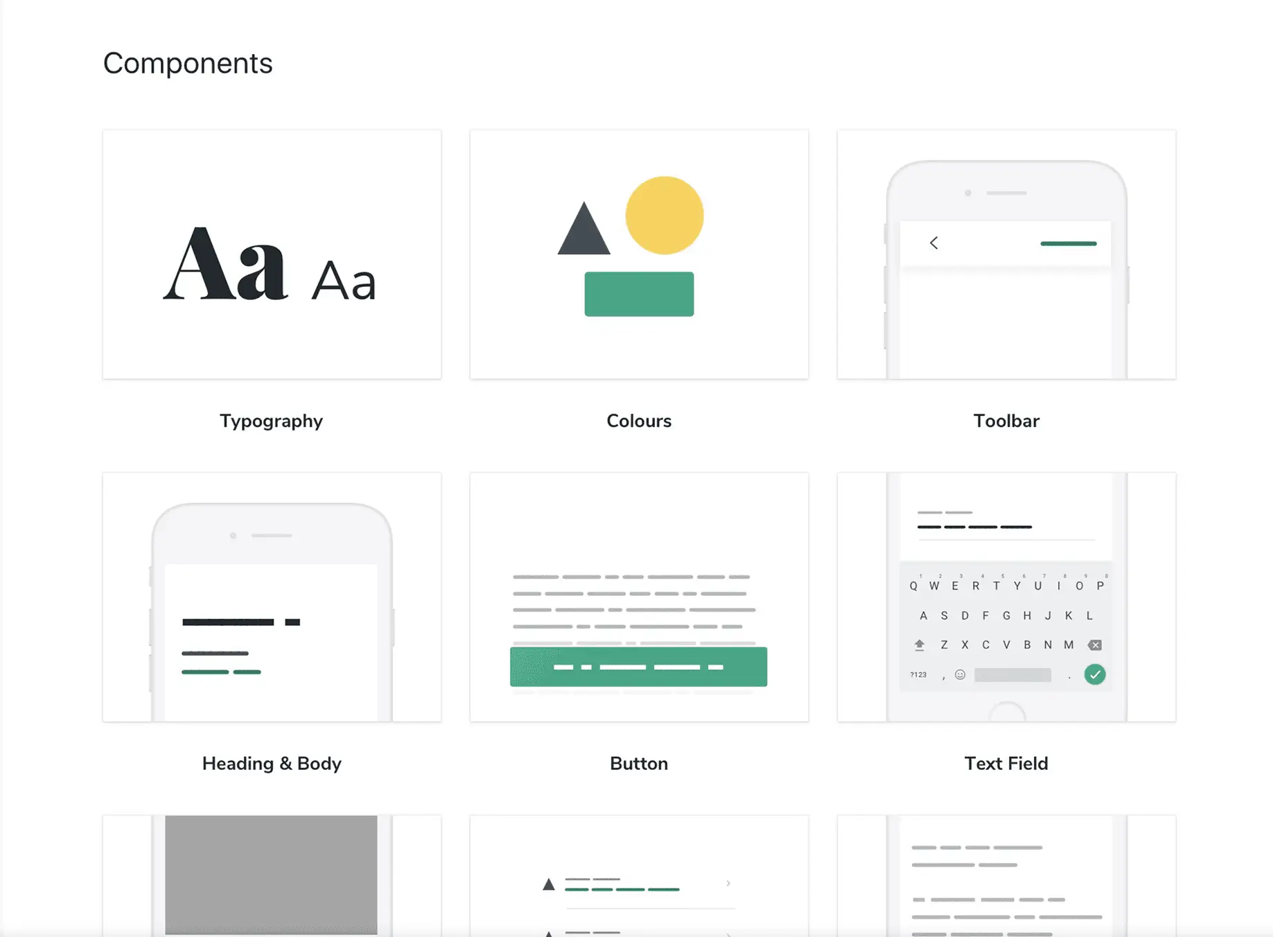 Shedd mobile app — marketplace UI detail